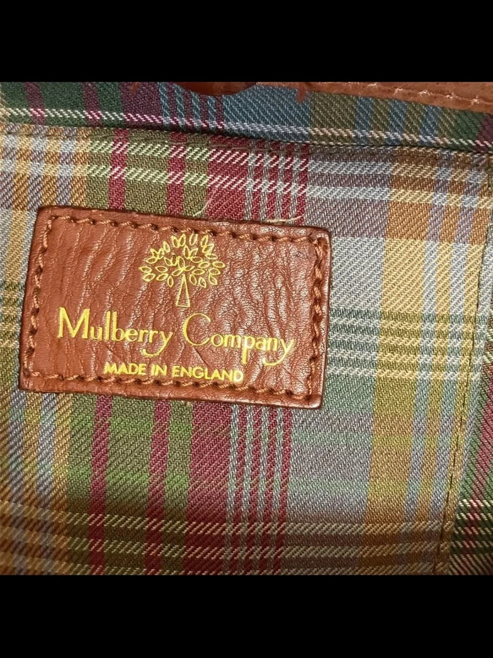 Mulberry Brown Croc-Embossed Leather Shoulder Bag